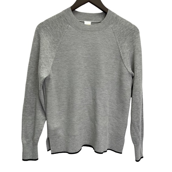 Lole Cozy Mock Neck Sweater Light Heather Grey Size S - Picture 2 of 11